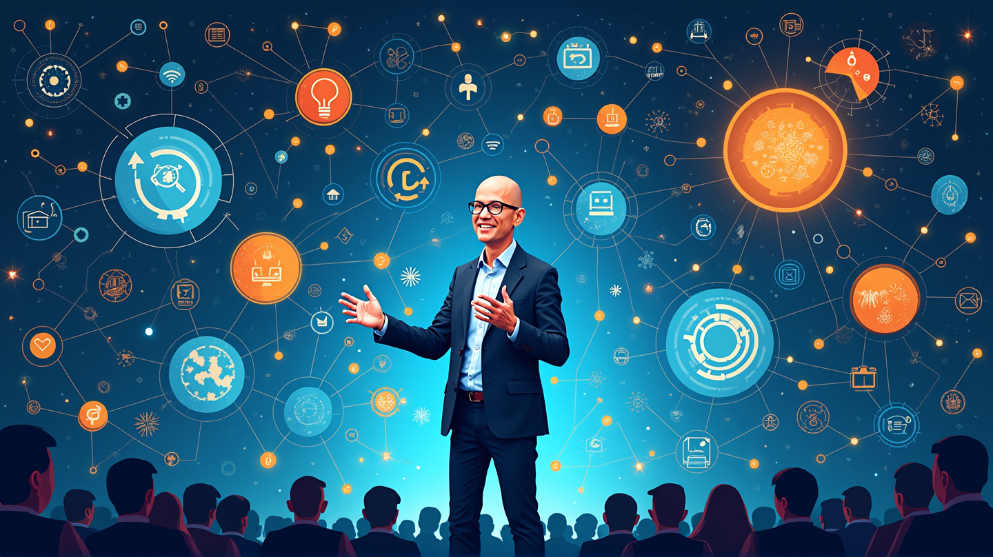 Microsoft CEO Satya Nadella Uncovers the Hidden Business Model on the Web