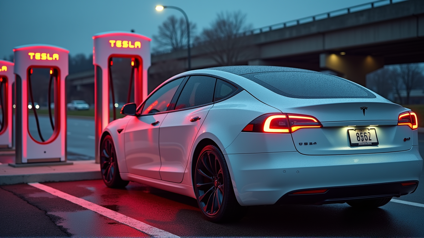 Drama Unfolds as Tesla Chargers Face Eviction from NJ Turnpike
