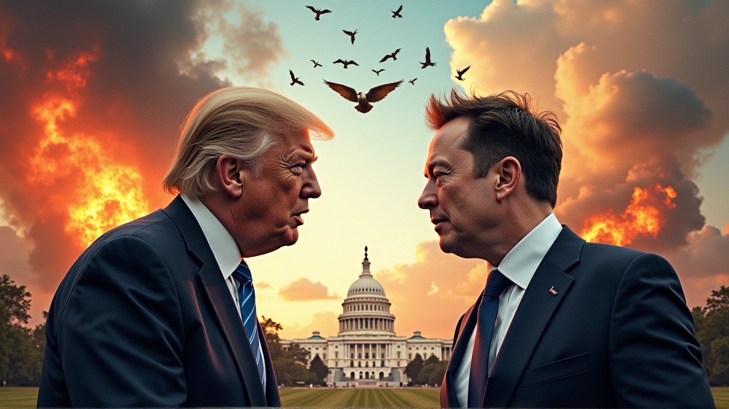 The Ultimate Showdown: Trump and Musk Locked in Another Turbulent Clash