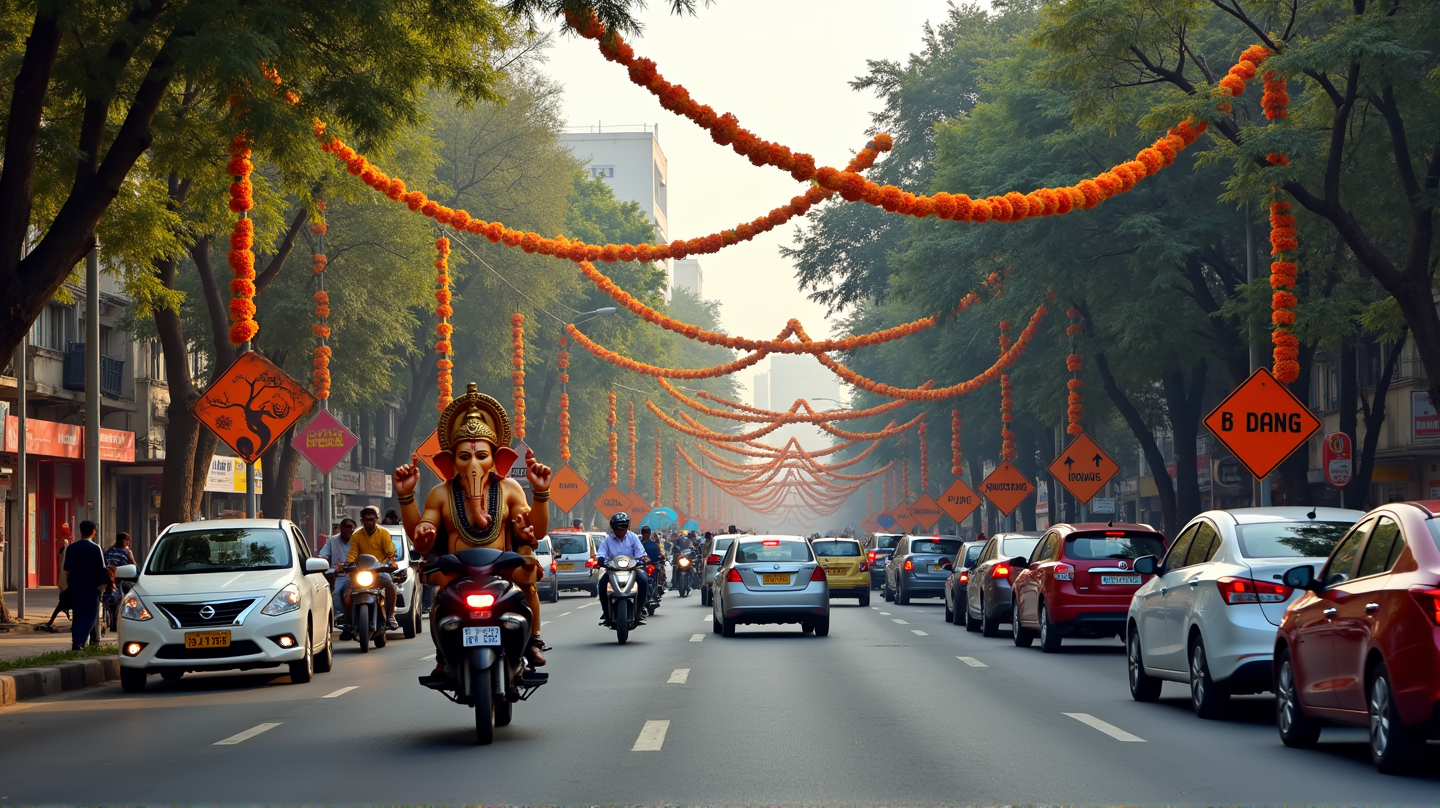 Navigate the Ganesh Immersion with Ease: Cyberabad Police's Traffic Advisory