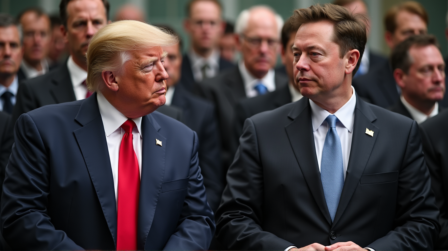 Trump and Musk's Unexpected Reunion at Kirk's Memorial