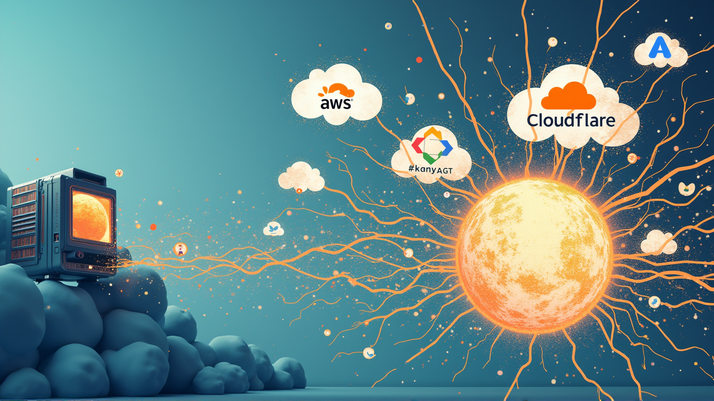 The Domino Effect: Internet Outages Shake the Digital World