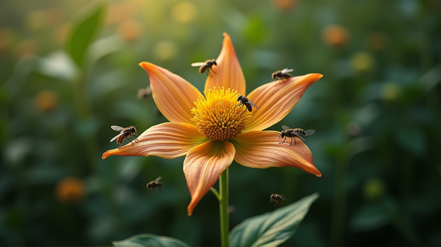 Floral Deception: How a Japanese Flower Tricks Flies with Ant Alchemy