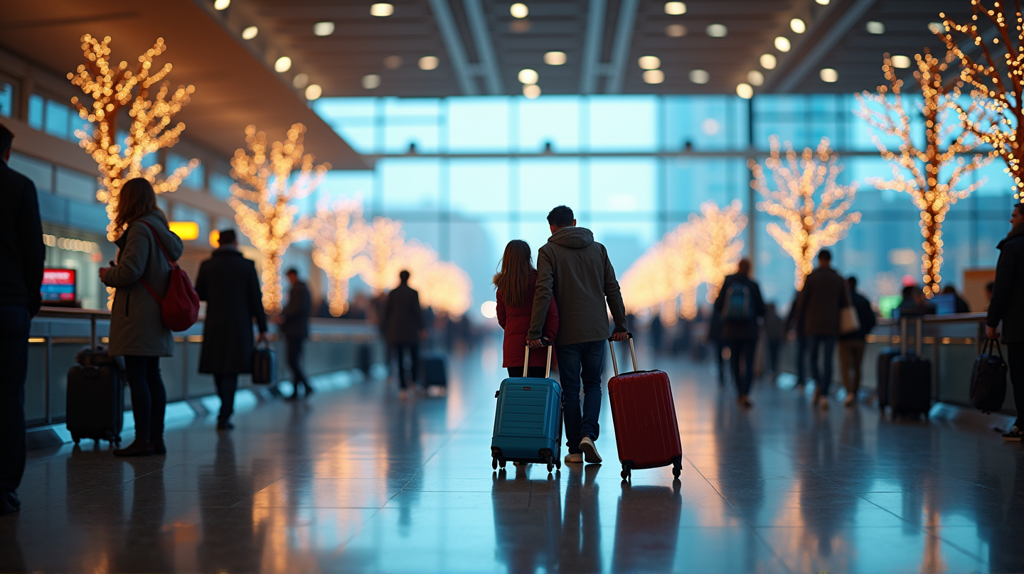 Seamless Skies: Navigating Festive Airport Crowds with Ease