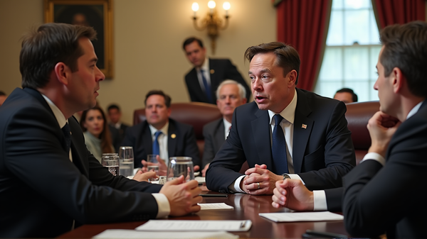 Explosive Showdown: Musk and Rubio's Heated Clash in Trump's Cabinet Meeting Revealed