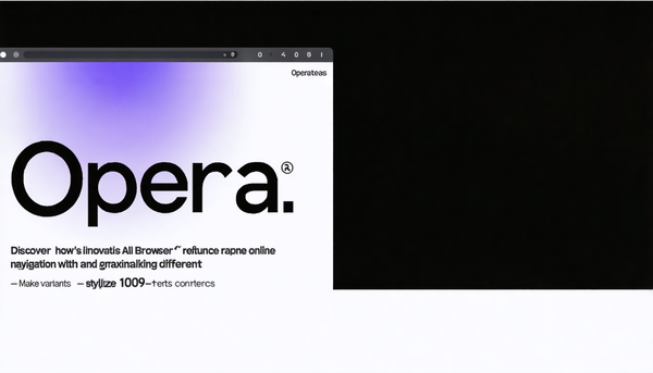 Experience the Future: Opera's AI-Powered Operator Browser Transforms Web Surfing