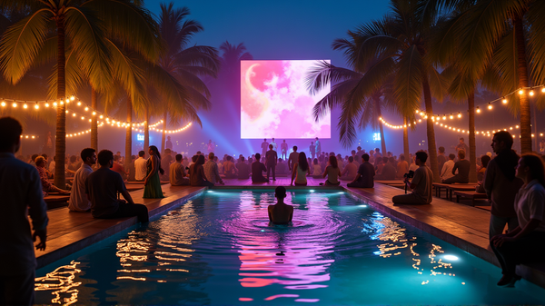 Hyderabad's Enchanting Weekend: Cinema By the Pool and Creative Escapades