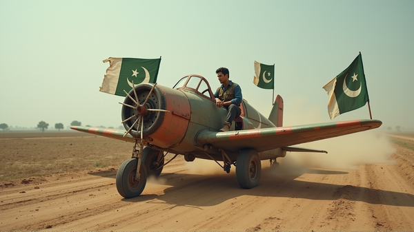 Watch Pakistan's Hilarious 'High-Tech' Fighter Plane Take Off Viral on Social Media