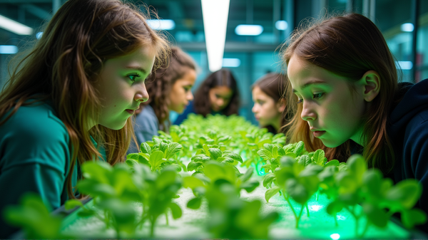 Middle School Innovators: Growing the Future with Hydroponics and High-Tech Tools