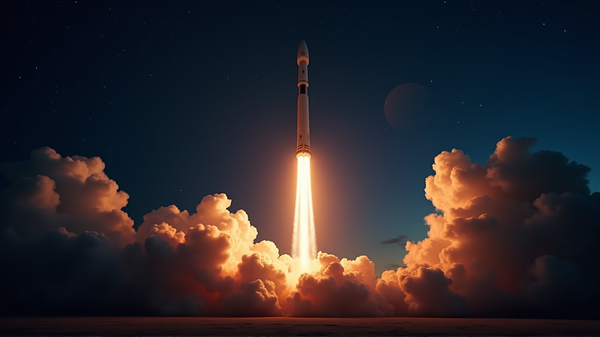 SpaceX's Falcon 9 Rockets Four Astronauts to New Heights
