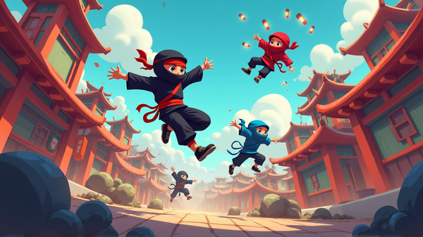 Ninja Party Proves a Chaotic Hit with Parkour and Combat Thrills