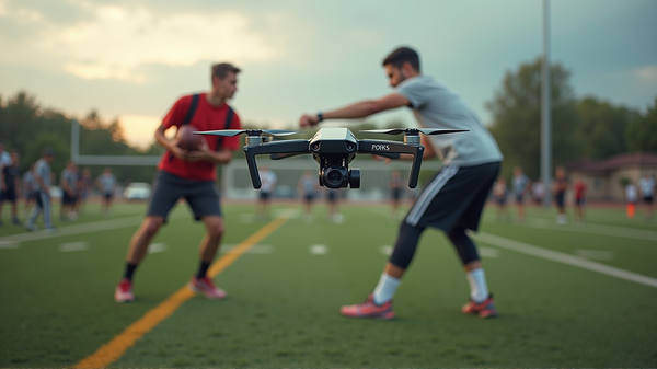 How Drones Revolutionize High School Football Practices in Texas