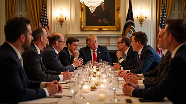 Tech Titans Applaud Trump's AI Policies at White House Gala